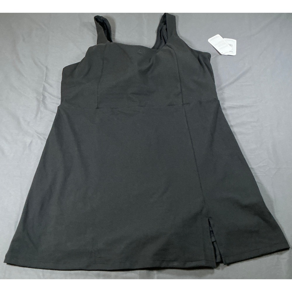 Reebok Move Tennis Dress Black XXXL RBK-DRY Built-in Liner Pockets RDW261SD02